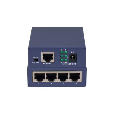 Niveo 4 port + Uplink 10/100 PoE+ Network switch